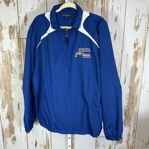 Sport-Tek Royal Blue and White Windbreaker. Montana Governor's Cup. Size XL.